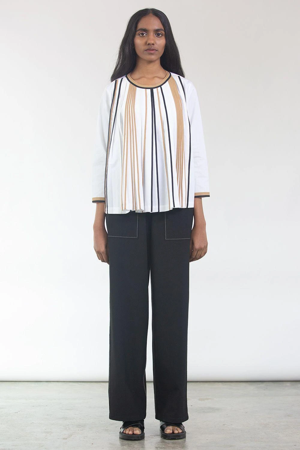 Bodice Top-stitch Black Trouser 1 Bodice Top-stitch Black Trouser