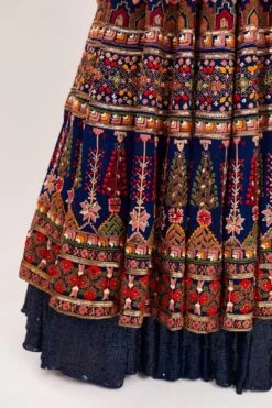 Nakul Sen Navy Embellished Jacket Set -Inca Style Shop 1035a 4