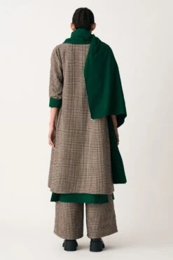 Three Umber Checkered High Waist Broad Bottom -Inca Style Shop 11223te18 3