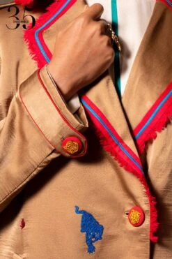 Kshitij Jalori Sariska Trench Coat -Inca Style Shop 117ksh14 4