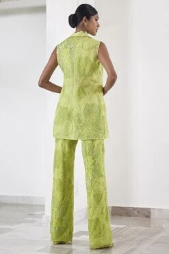 Mishru Lime Green Lesly Blazer Set 7 Mishru Lime Green Lesly Blazer Set -Inca Style Shop 120623mu02 4