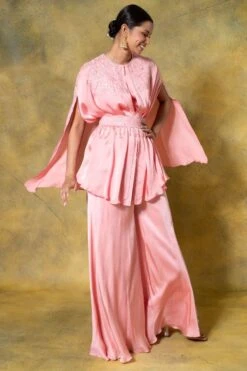 Ahilian Pink Embellished Cape Set -Inca Style Shop 12423ah4 3