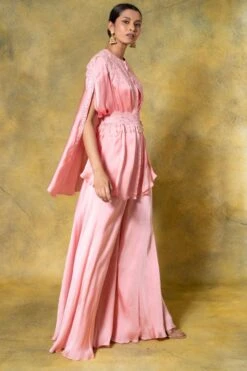 Ahilian Pink Embellished Cape Set -Inca Style Shop 12423ah4 4