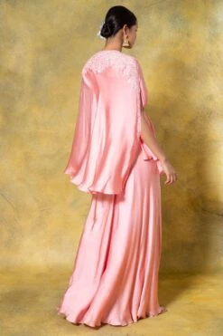 Ahilian Pink Embellished Cape Set -Inca Style Shop 12423ah4 6