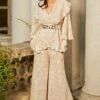 Twenty Nine Ivory Mirrorwork Flared Jacket