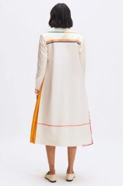 Kshitij Jalori Coconut Sorbet Trench Coat -Inca Style Shop 1404kj14 5