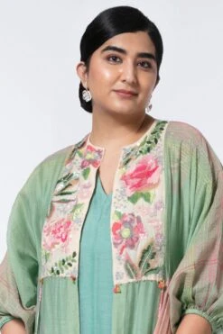 Half Full Curve Chanderi Patchwork Overlay 9 Half Full Curve Chanderi Patchwork Overlay -Inca Style Shop 153hfc17 4