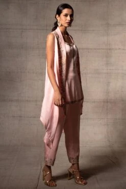 Ahilian Powder Pink Embroidered Jacket Set -Inca Style Shop 157ahili10 3