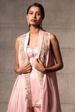 Ahilian Powder Pink Embroidered Jacket Set -Inca Style Shop 157ahili10 4