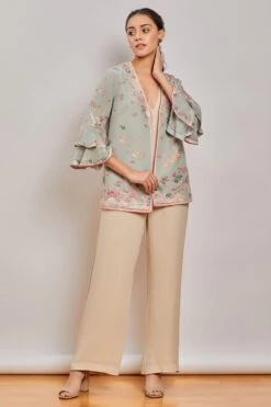 PATINE Aqua Parsi Gara Embroidered Jacket
