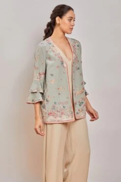 PATINE Aqua Parsi Gara Embroidered Jacket -Inca Style Shop 15940 4