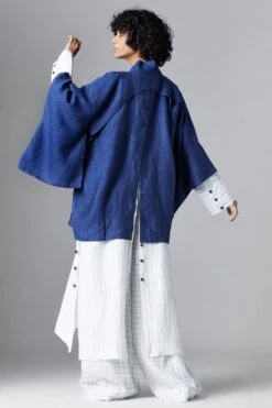 Chola Navy Nixie Linen Jacket -Inca Style Shop 179jac5 3