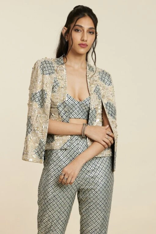 SVA Gold Embellished Jacket Set -Inca Style Shop 181123sva72 1