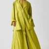 Three Lime Wide Sleeve Jacket