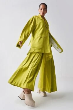 Three Lime Wide Sleeve Jacket -Inca Style Shop 18223tj33 5