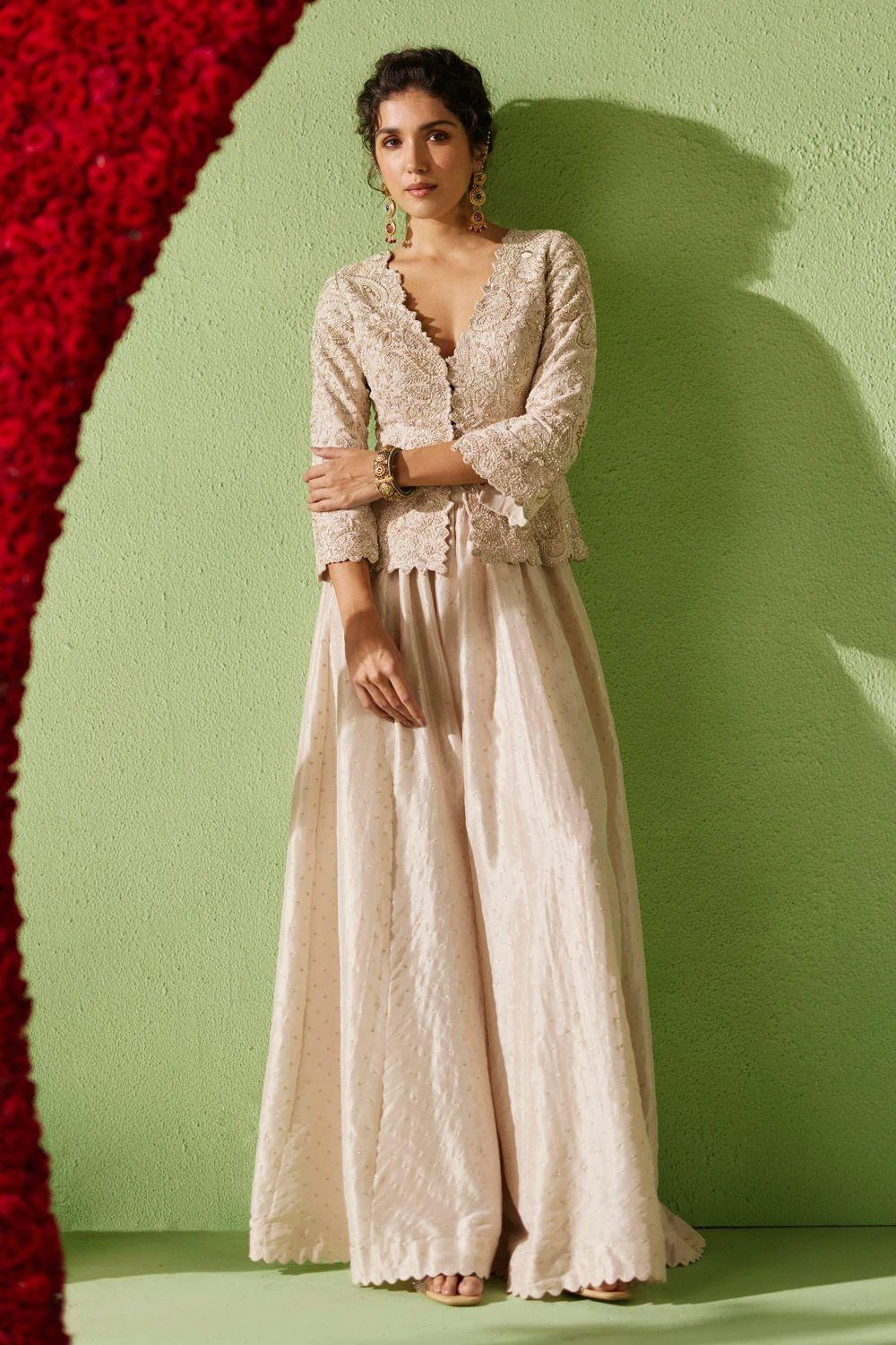 Mrunalini Rao Mohak Jacket Set 1 Mrunalini Rao Mohak Jacket Set