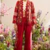 Chandrima Red Threadwork Jacket