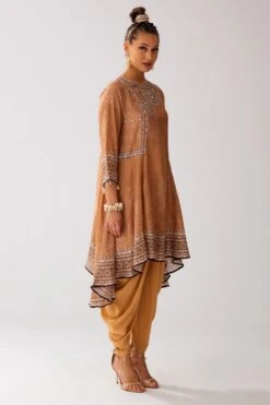 Rajdeep Ranawat Caramel Floral Printed Dhoti Pants 8 Rajdeep Ranawat Caramel Floral Printed Dhoti Pants -Inca Style Shop 2006rrz40 3