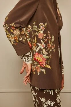 PATINE Mouse Grey Silk Crepe Jacket -Inca Style Shop 204pa16 3