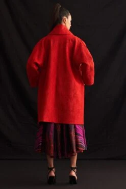 Amrich Keiko Woven Silk Quilted Coat 5 Amrich Keiko Woven Silk Quilted Coat -Inca Style Shop 211123ach17 3