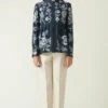 Payal Pratap Navy Jimbaran Embroidered Jacket