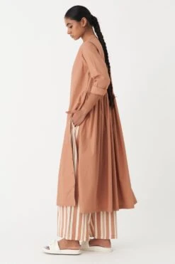 Three Champagne Gathered Jacket -Inca Style Shop 251023tw31 3