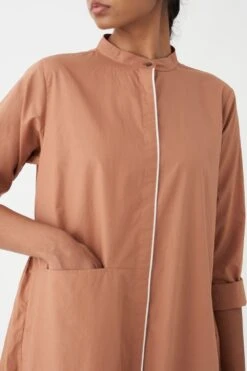 Three Champagne Gathered Jacket -Inca Style Shop 251023tw31 4