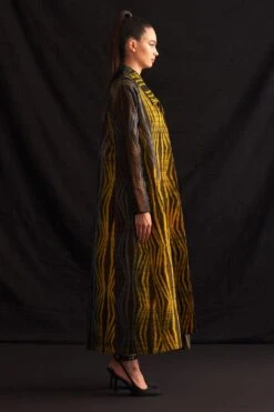 Amrich Mehr Shibori Patterned Open Coat -Inca Style Shop 25923aml66 3