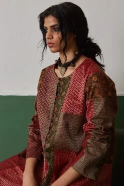 Medha Multicoloured Patwork Jacket