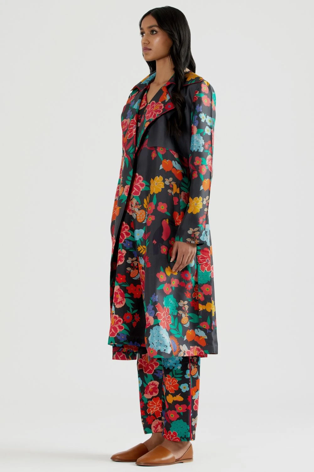 Kshitij Jalori RGB Charcoal Trench Coat 2 Kshitij Jalori RGB Charcoal Trench Coat - Image 2