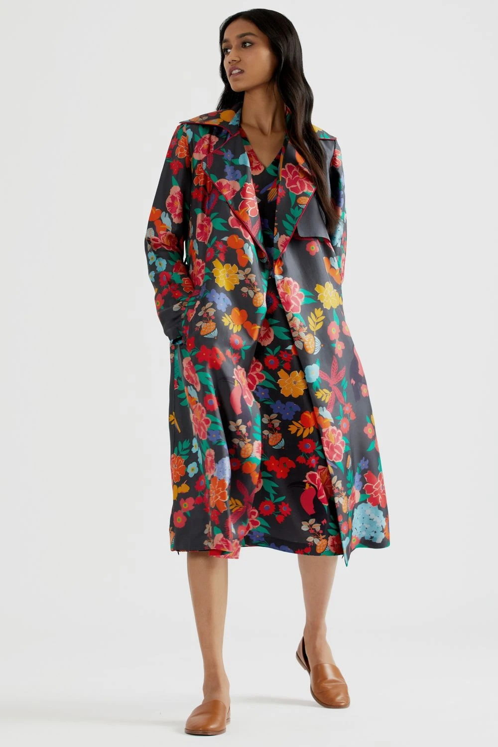 Kshitij Jalori RGB Charcoal Trench Coat 3 Kshitij Jalori RGB Charcoal Trench Coat - Image 3