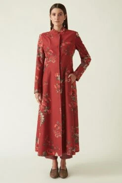 Payal Pratap Red Beratus Embellished Jacket