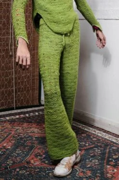 QUOD Bright Lime Knot-Tie Knitted Loop Pant 8 QUOD Bright Lime Knot-Tie Knitted Loop Pant -Inca Style Shop 51123qu33 4