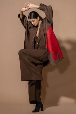 Stoique Thyme Oversized Applique Jacket -Inca Style Shop 5823se14 3