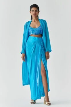 Studio RIGU Macaw Organza Blazer