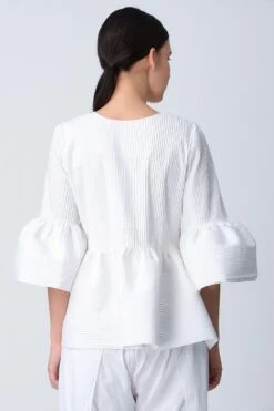 Rajesh Pratap Singh Jaesari Peplum Pleated Jacket -Inca Style Shop 7fl 102 4