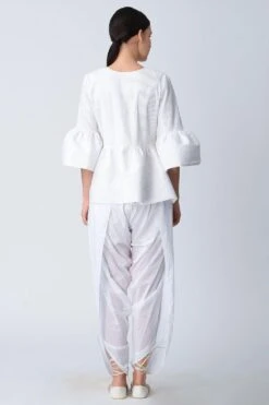 Rajesh Pratap Singh Jaesari Peplum Pleated Jacket -Inca Style Shop 7fl 102 5