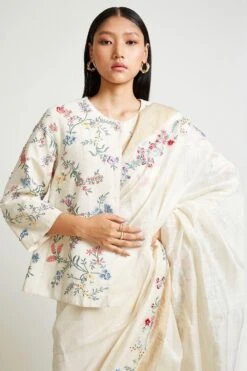 Payal Pratap Malka Cotton Embroidered Jacket