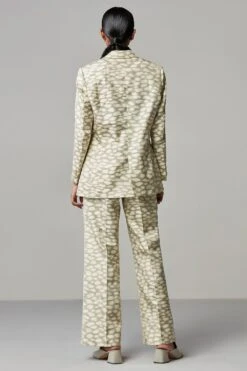 Alamelu Handloom Ikat Raw Silk Blazer -Inca Style Shop alme 005 3