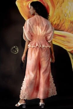 Chandrima Old Rose Tie Dye Pants -Inca Style Shop ch1259 3