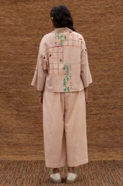 Sunira Designs Pink Embroidered Blazer -Inca Style Shop j2225d 6