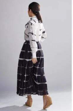 KoAi Shibori Pleated Pants -Inca Style Shop kofw20082 3