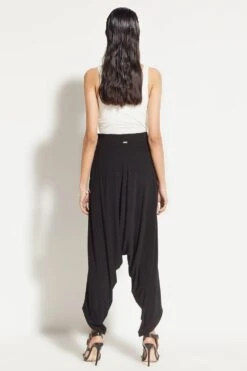 431-88 By Shweta Kapur Lounge Black Pants -Inca Style Shop loungebl 5