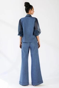 Nikita Mhaisalkar Organic Hemp Embellished Denim Jacket -Inca Style Shop nou trs 009 4