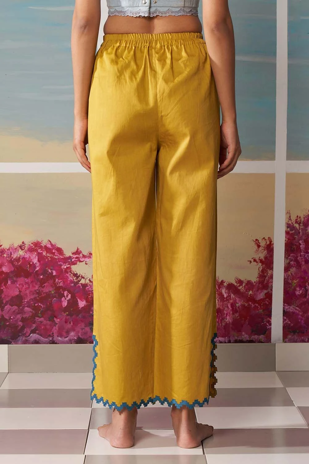 Ikai Mustard Palazzos 3 Ikai Mustard Palazzos - Image 3