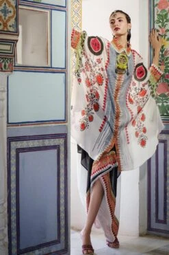 Rajdeep Ranawat Printed Draped Dhoti Pants