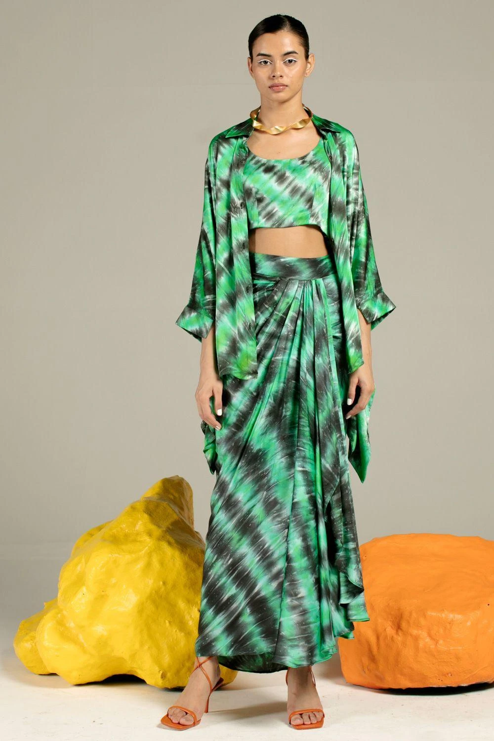 Studio RIGU Jaipur Tie & Dye Kimono 1 Studio RIGU Jaipur Tie & Dye Kimono