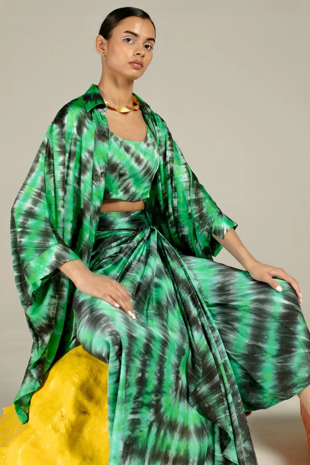 Studio RIGU Jaipur Tie & Dye Kimono 4 Studio RIGU Jaipur Tie & Dye Kimono - Image 4