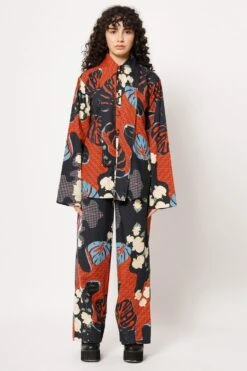 Two Point Two Black Mahjon Pants