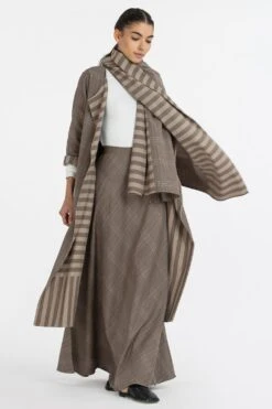 Three Terra Check Skirt Set